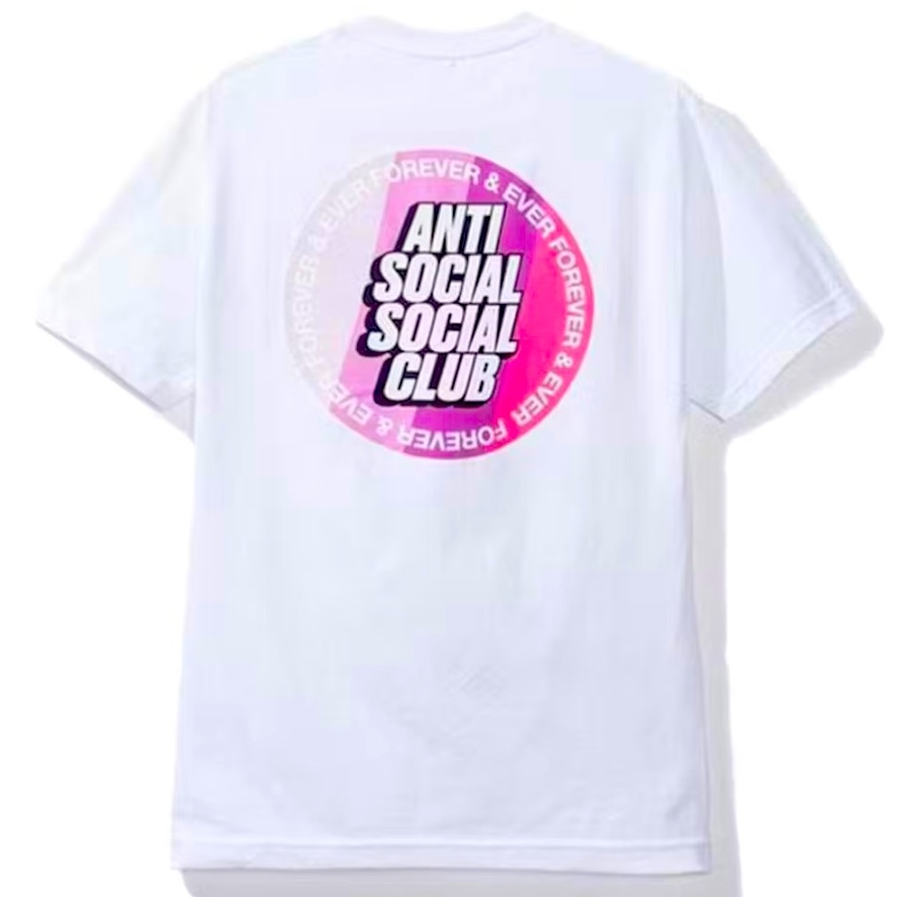 Anti Social Social Club Forever and Ever Circle Logo Tee- size medium